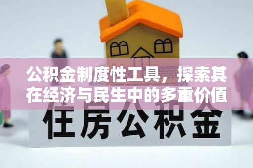 神池公积金制度性工具，探索其在经济与民生中的多重价值
