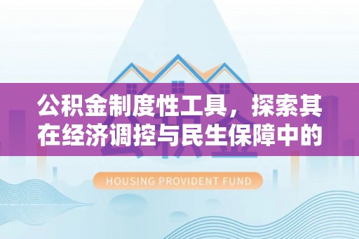 神池公积金制度性工具，探索其在经济调控与民生保障中的重要作用
