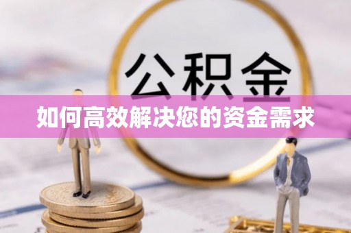 神池如何高效解决您的资金需求